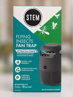 STEM Flying Insect Fan Trap – Indoor/Outdoor Bug Catcher
