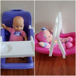Baby Toy Eating Chair And  Carrier