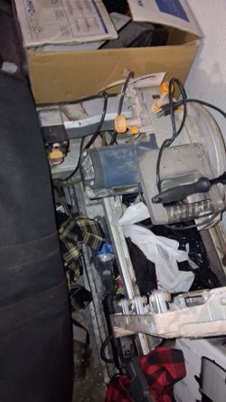 Use tools,  tile saw, air compressor,