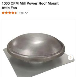 Power Roof Attic Fan 