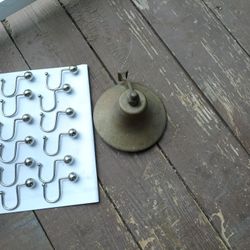 Brass Bell With Clager, Solid*