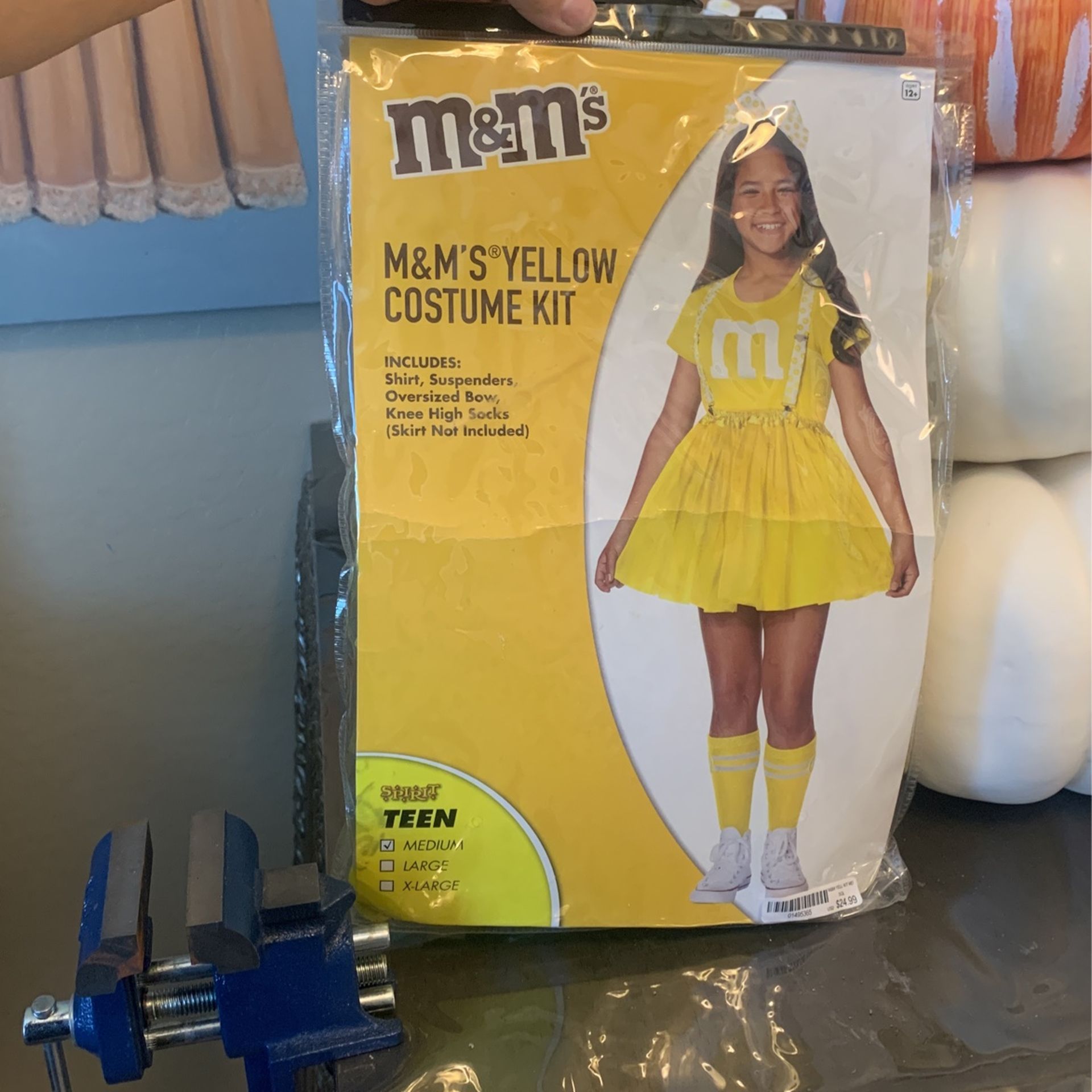 Girls Yellow M&M costume