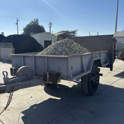 1960s Steel Military Trailer , 2018 Tommy Gate 
