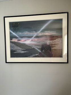 Framed Abstract Landscape Wall Art
