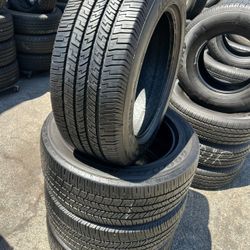245/55/18 goodyear #4 use tires Mount & Balance // 4 llantas como nuevas Instaladas Y Balanceadas