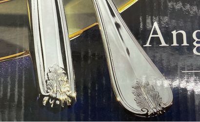 Ricci Argentieri Angela Flatware 4 Settings +Serving Set 18/10 Stainless 25 Pcs*