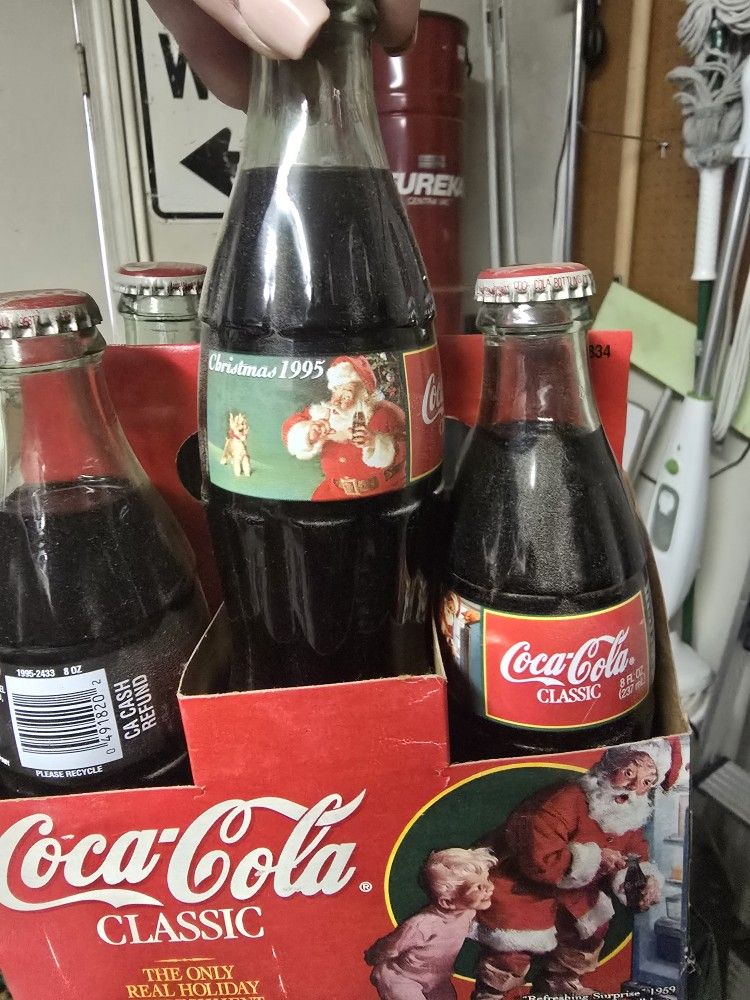 Vintage Coca-cola Christmas 1995 6pack