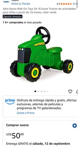 John Deere Sit 'N Scoot Ride-On Tractor Toy