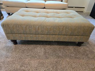 Pottery Barn Upholstered Ottoman / Coffee Table