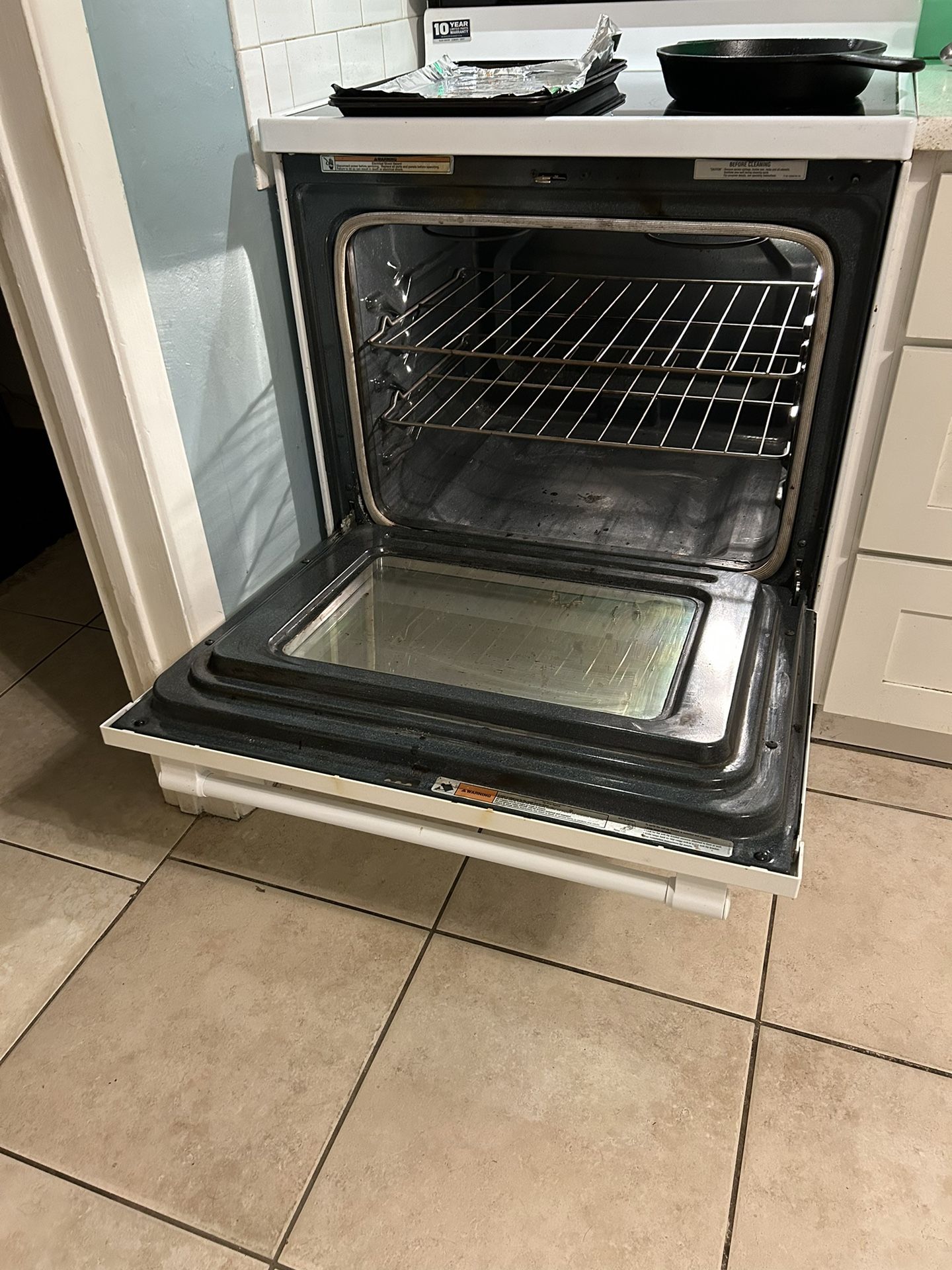 2018 Maytag Electric Range Self Cleaning