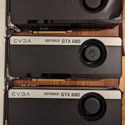 EVGA GeForce GTX 680 2 GB SC Signature Graphics Cards FOR PARTS! READ DESC!