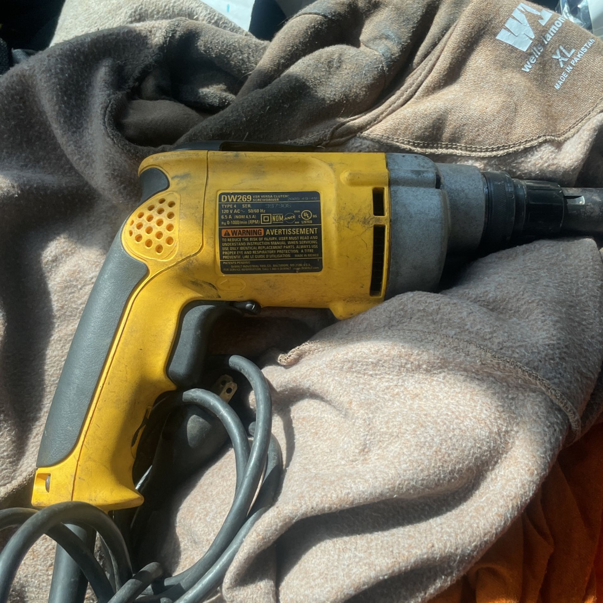Dewalt Dw269 Drywall Screw gun