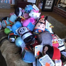 Brand New - 50 Disney Tusm Tusm Plush Toys 