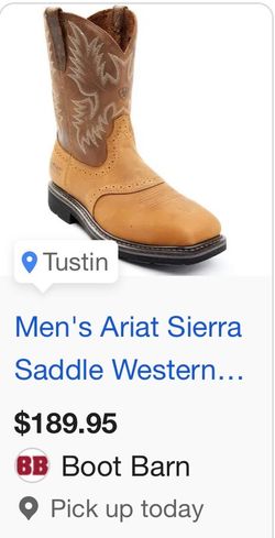 Men's Ariat Sierra Saddle Western Boot size 7