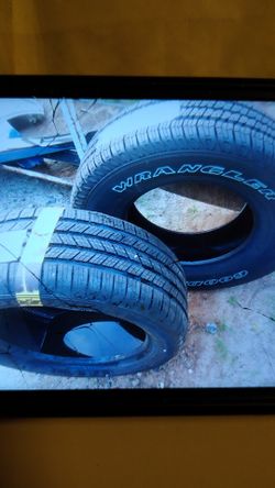 Only one of ea. Brand New Tires