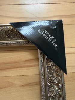 studio deco ornate gold frame 24x36x3