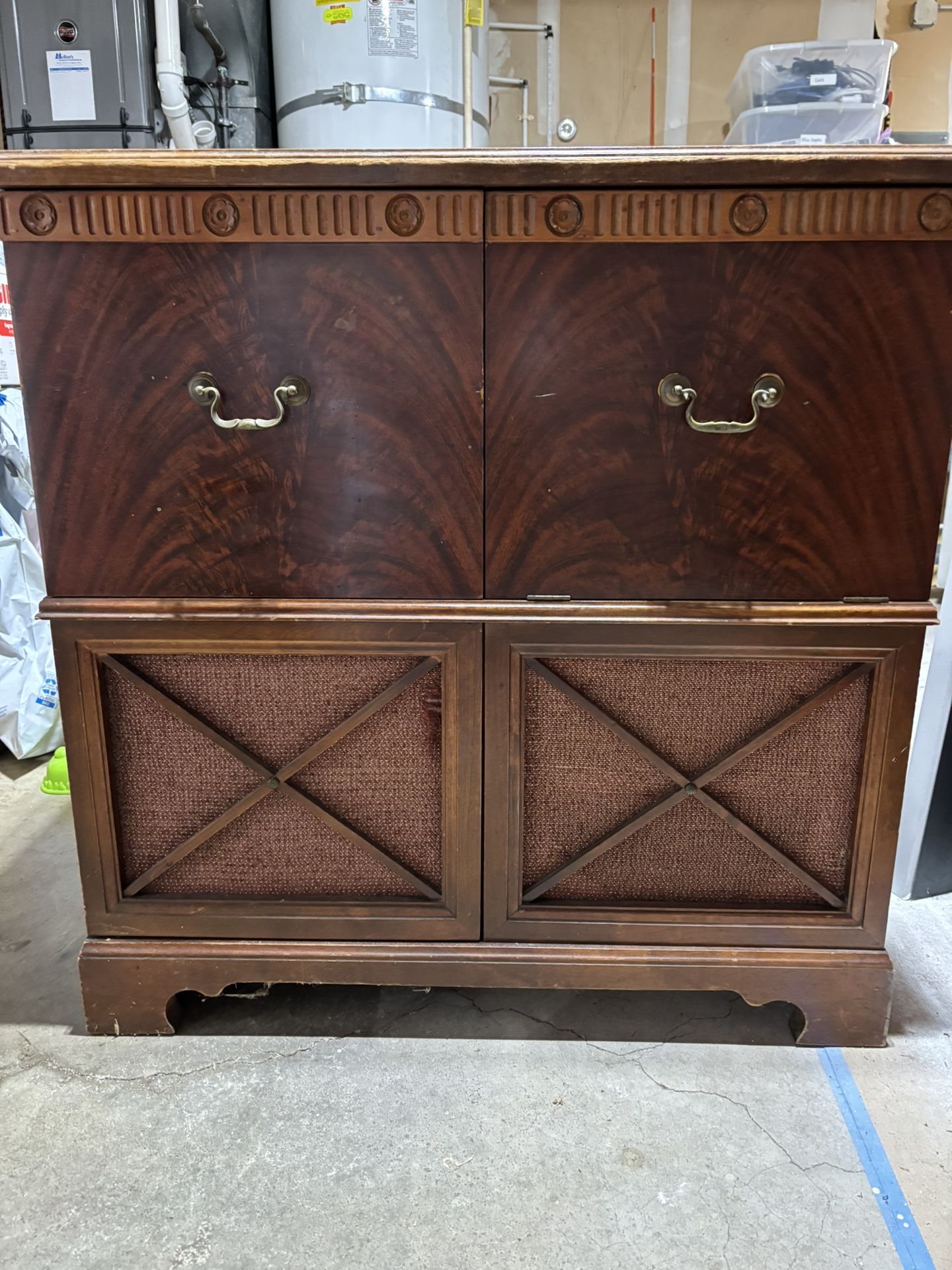 Vintage Record Player cabinet