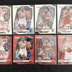 Prizm Basketball Chicago Bulls Red Ice / Silver Lot (8)