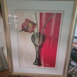 Large. 48" X 54" Acrylic Painting  Signed By Artist 