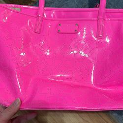 Kate Spade Pink Patent Leather Bag
