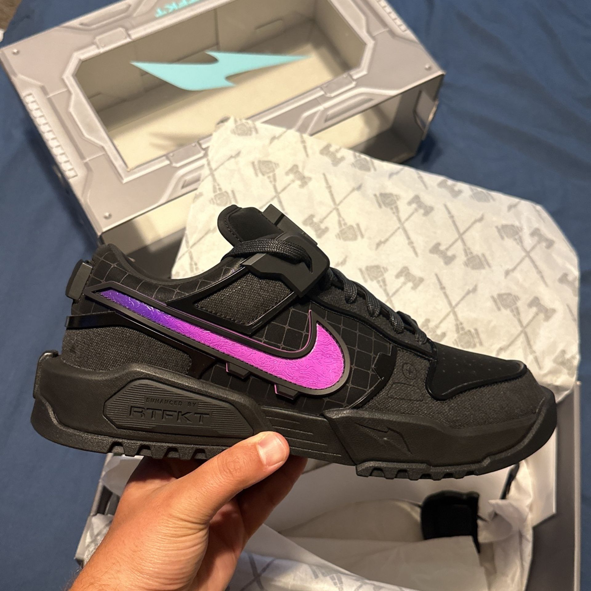 Rtfkt X Nike Dunk Stockx Nike RTFKT X Dunk Genesis Void Size 9.5 US M ...