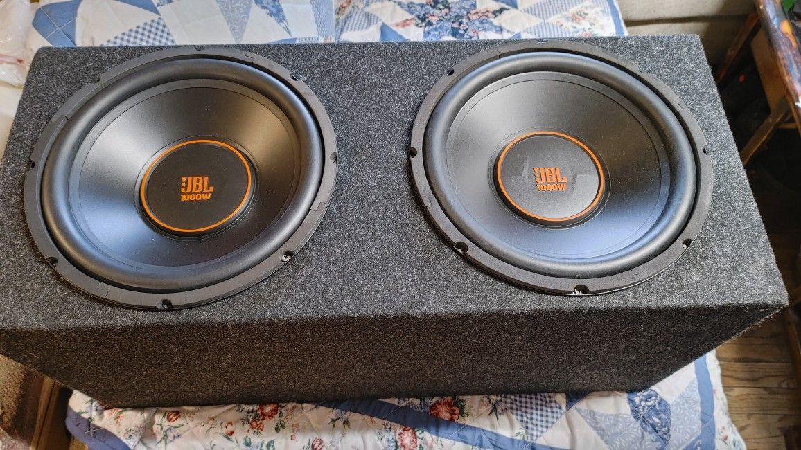 J B L 12 Inch Subwoofers