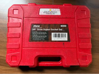 3/8” Drive Impact Socket Set SAE & Metric w/ Case – Complete
