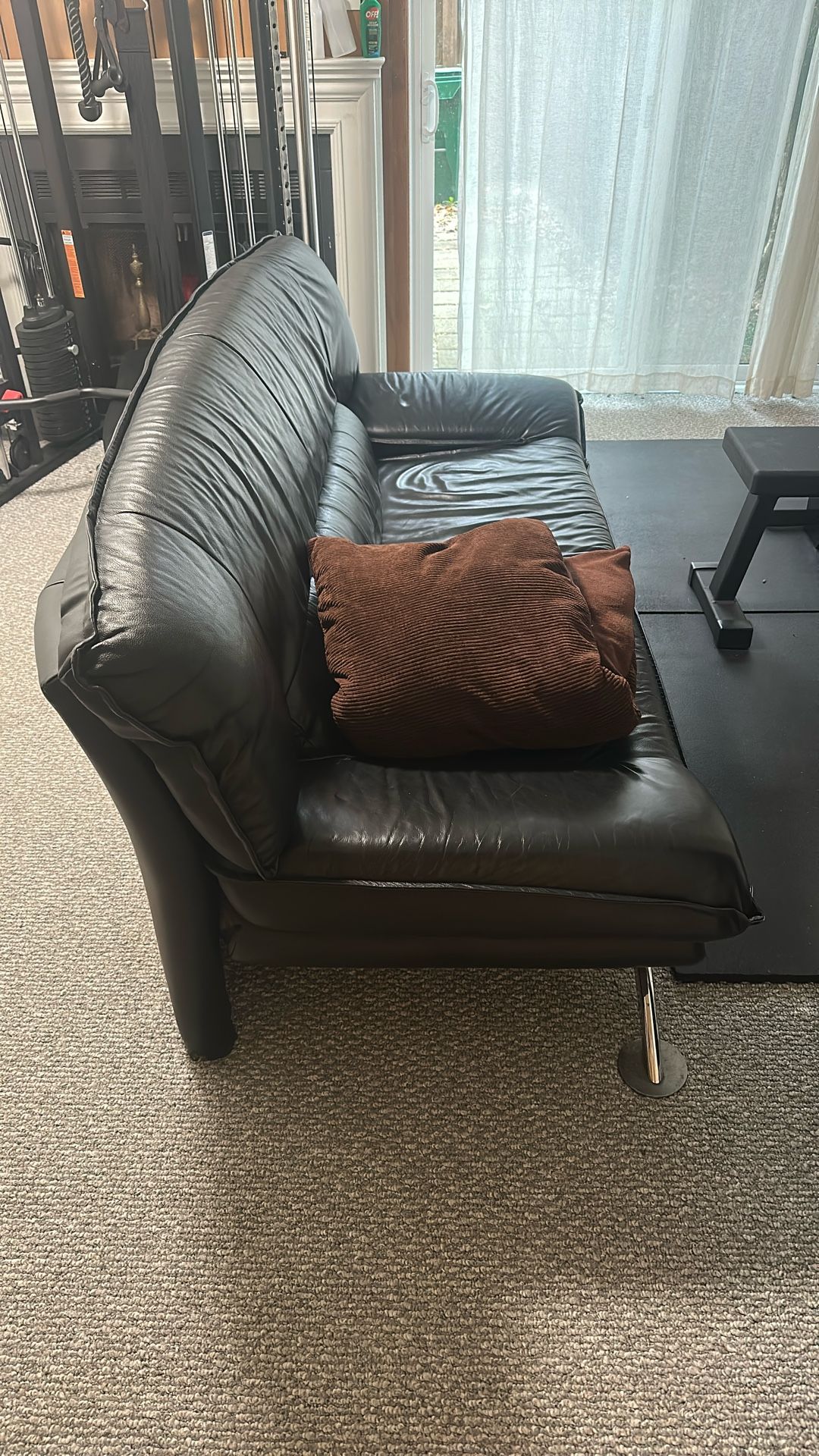 Genuine Leather Couch