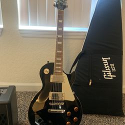 Epiphone Les Paul Standard With Vox Modeling Amp And Gibson Gig Bag 