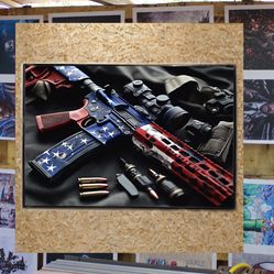 Framed poster ready to hang 