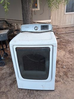 Samsung dryer works sold as is
