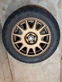 Full sized Toyo Opencountry spare tire LP Adventure wheel