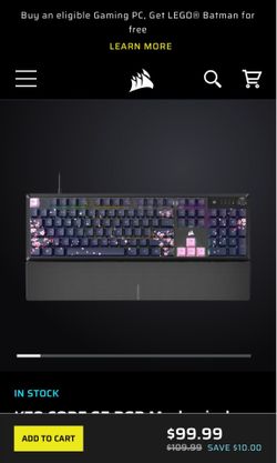 Corsair gaming keyboard