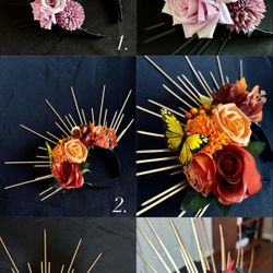 Dia De Los Muertos Catrina Crowns