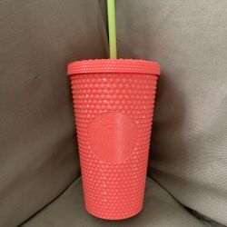 Brand New Starbucks Dragon fruit Studded Tumbler Summer 2022