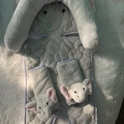 Car Seat Head And Strap Protectors 