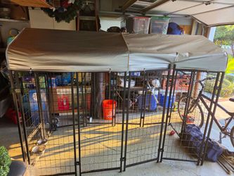 7 x 4 kennel with cover