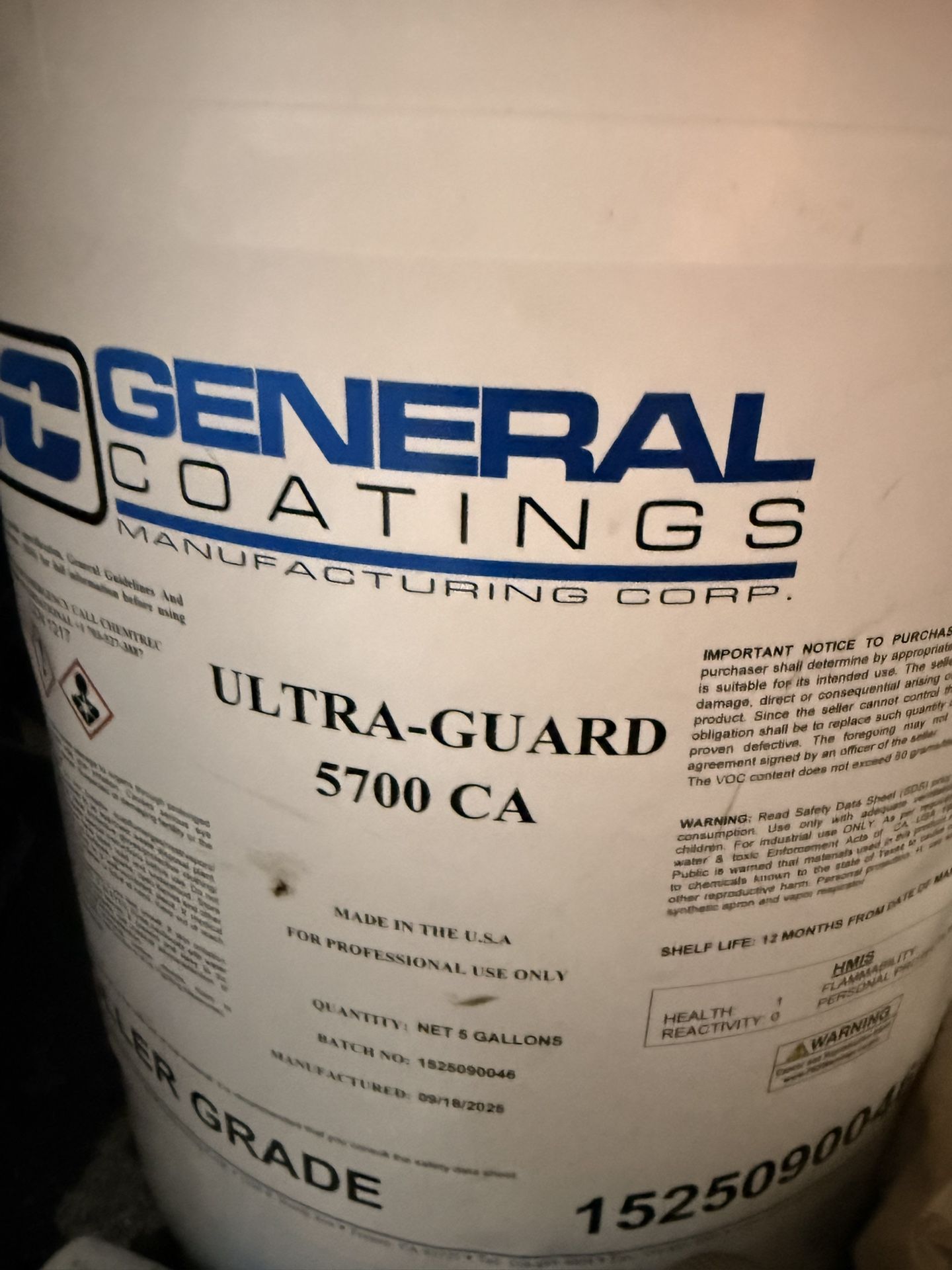 WHITE Silicone Roof Coating