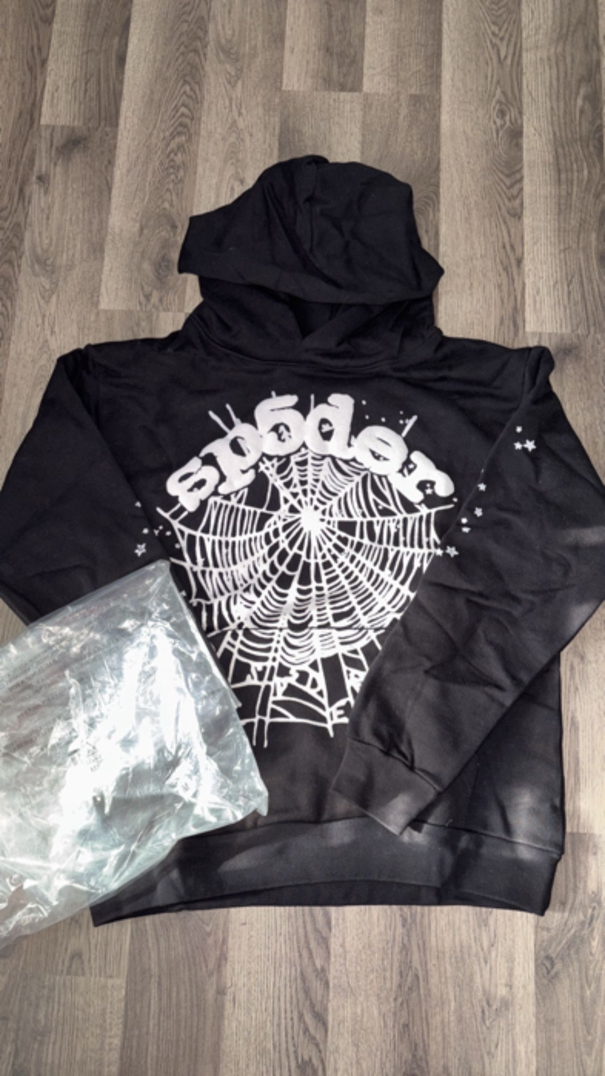 Sp5der black hoodie