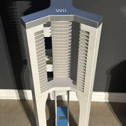 Nintendo Wii Stand - Holds Cases And Controllers