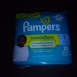 Size 1 Diapers Lot $50