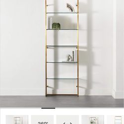 Cb2 Wall Shelves Brass Finish