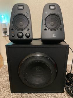 Logitech THX Z623 Home Speaker System 3-Piece 2.1 Channel Black 400 Watt TV Phone PC