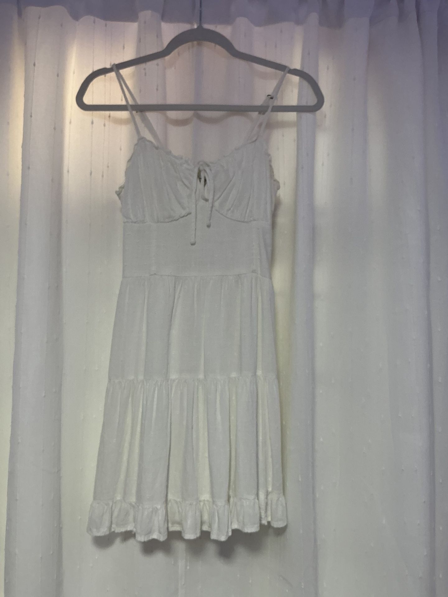 Hollister Size Small White Cotton Dress