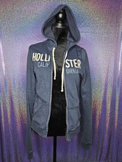 Y2K 2000s Hollister Zip Up Hoodie