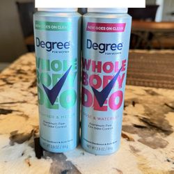 Degree Whole Body Deodorant for Women 2-pack Cucumber & Melon + Rose & Waterlily