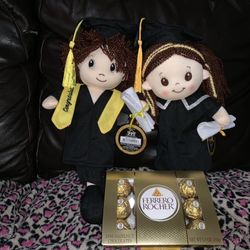 Girl And Boy Graduation 👨‍🎓👩‍🎓Plushy Dolls 