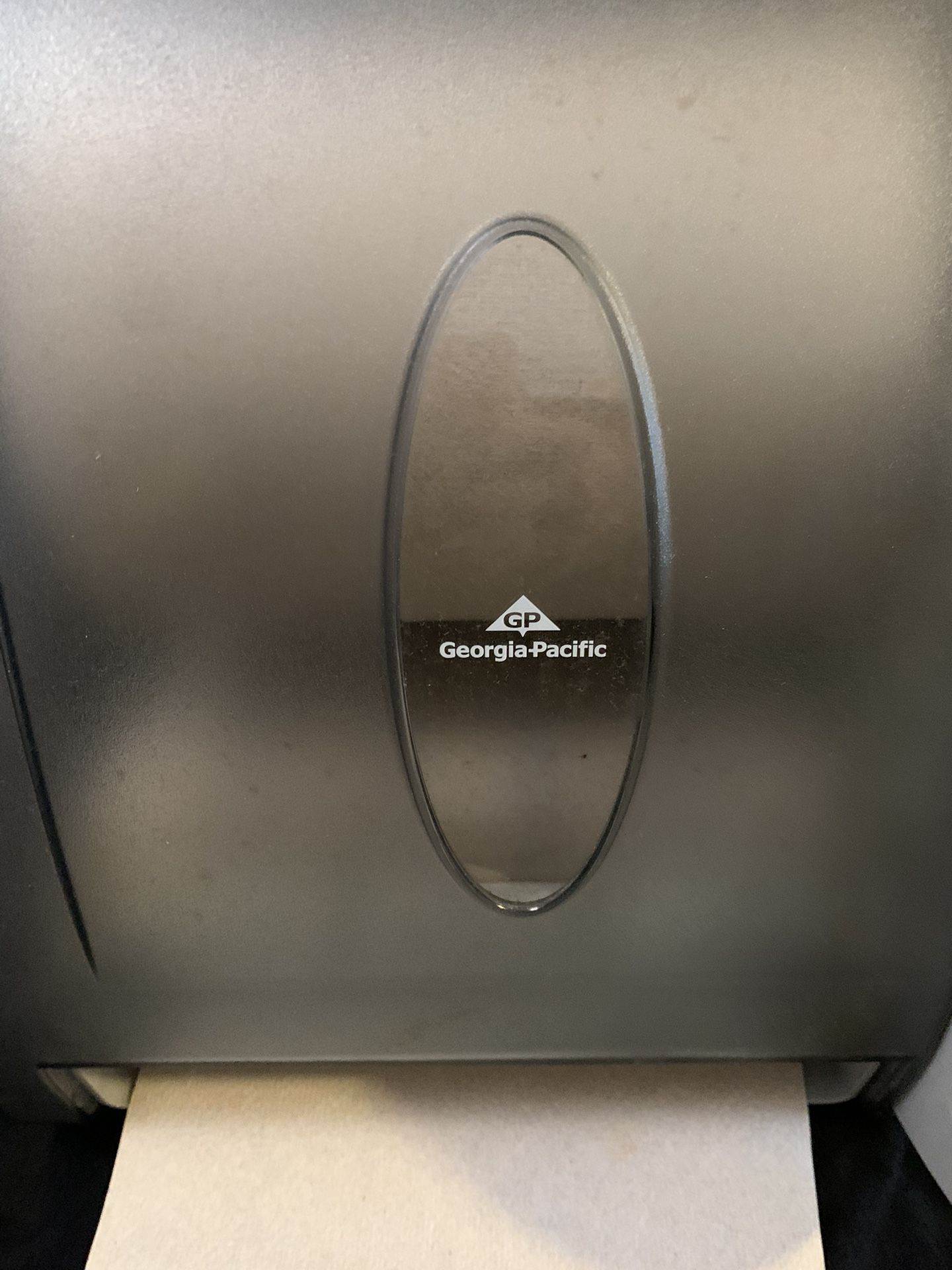 GEORGIA PACIFIC Hygienic Push-Paddle Hardwound Paper Towel Dispenser Gra...