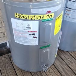 Water Heater Electric 38 Gallons 6 Months Warranty Garantia Por Escrito 
