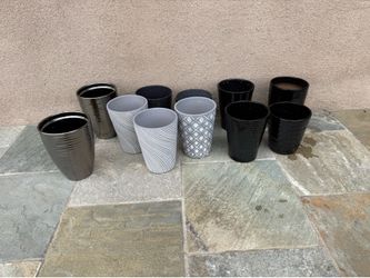 Orchid Planter Pots (no plastic inserts) -Lot of 13